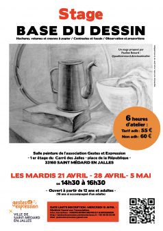 Stage Dessin : Bases @ carré des jalles